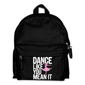 Dansez comme vous le pensez Typographie Design - Sac à dos Enfant - noir - Devant