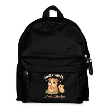 Assistenz-Imker - Kinder Rucksack - Schwarz - Vorne