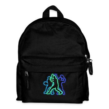 Joueurs de tennis Silhouettes Enfants Tennis Homme - Sac à dos Enfant - noir - Devant