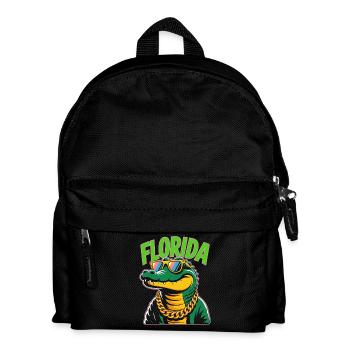 Florida Alligator - Kids' Backpack - black - Front