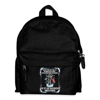Trockenrasierer-Geschenk - Kinder Rucksack - Schwarz - Vorne