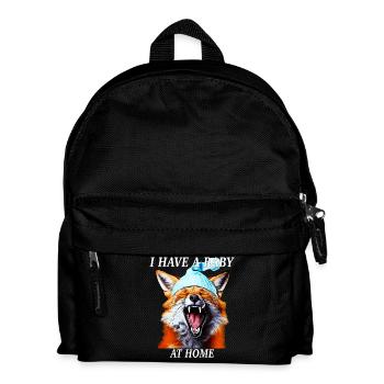FUCHS J’AI UN BÉBÉ À LA MAISON - Sac à dos Enfant - noir - Devant