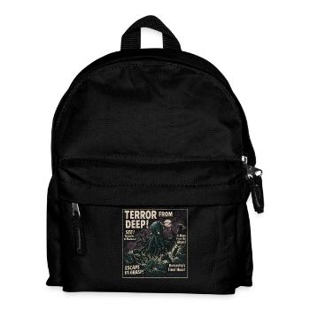 Terreur des profondeurs Kraken Affiche de film Halloween - Sac à dos Enfant - noir - Devant
