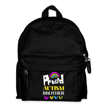 Fier frère autiste - Sac à dos Enfant - noir - Devant
