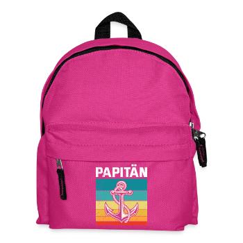 Futur Père PAPITAN Rétro Drôle - Sac à dos Enfant - fuchsia - Devant