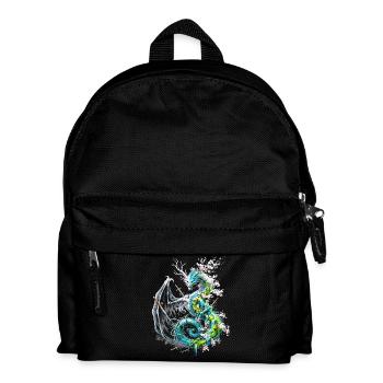 Drache des Lebens und Todes - Kinder Rucksack - Schwarz - Vorne