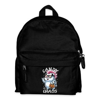 Chaotique Punk Cochon d’Inde Hamster d’Halloween - Sac à dos Enfant - noir - Devant