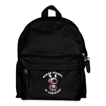 AI CONFUSED Nerds Promt Engineer - Kids' Backpack - black - Front