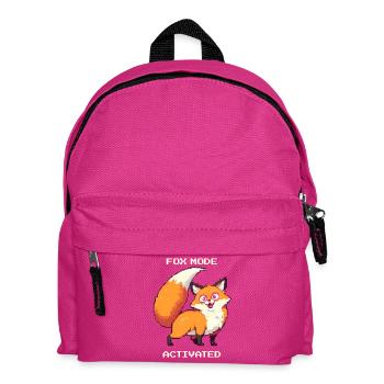 Fuchsmodus aktiviert | derpy Fuchs Humor - Kinder Rucksack - Fuchsia - Vorne