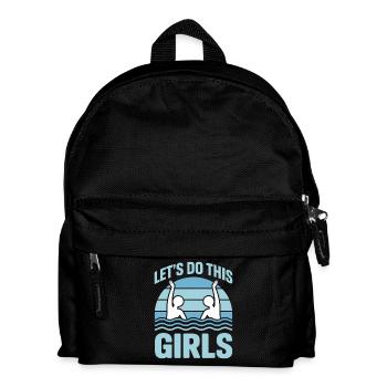 Synchronschwimmen Kunstschwimmen Wassersport - Kinder Rucksack - Schwarz - Vorne