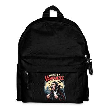 Vampanzee Night Look Schimpanse Vampir - Kinder Rucksack - Schwarz - Vorne