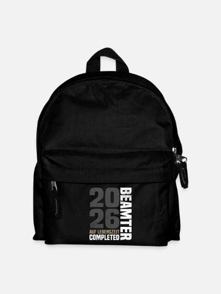 Beamter Auf Lebenszeit 2026 - Kinder Rucksack - Schwarz