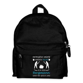 Miner Miner Buddy Coal Mine - Kids' Backpack - black - Front