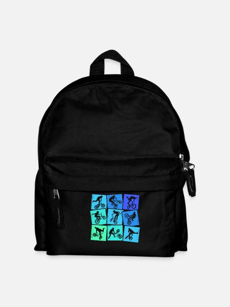 BMX Fahrrad Bike BMX Kinder Jungen - Kinder Rucksack - Schwarz