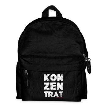 I'm not small, I'm a concentrate saying - Kids' Backpack - black - Front