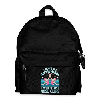 Synchronschwimmen Kunstschwimmen Wassersport - Kinder Rucksack - Schwarz - Vorne