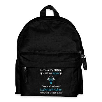 Technicien d’éclairage Technologie d’éclairage Dire concepteur d’éclairage - Sac à dos Enfant - noir - Devant