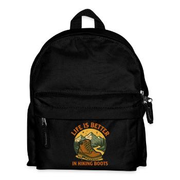 Hiking Boots Hikers - Kids' Backpack - black - Front