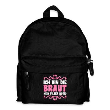 Enterrement de vie de garçon Équipe Mariée Enterrement de vie de jeune fille - Sac à dos Enfant - noir - Devant