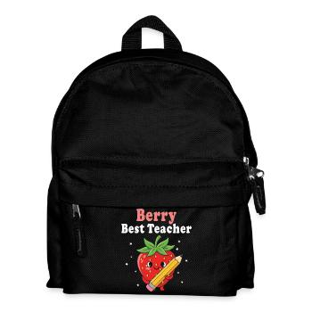 Berry Bester Lehrer Grundschullehrer - Kinder Rucksack - Schwarz - Vorne