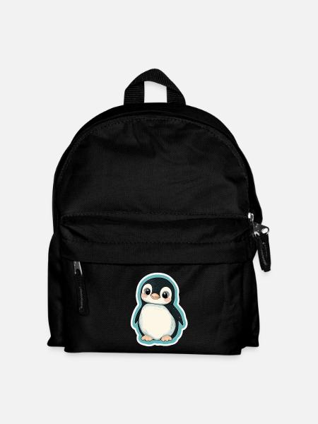 Pinguin - Kinder Rucksack - Schwarz