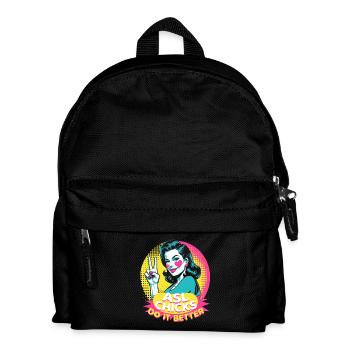 Interprète en langue des signes ASL Poussins ASL - Sac à dos Enfant - noir - Devant