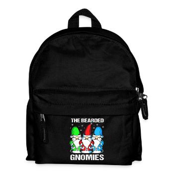 Gnom Bart - Kinder Rucksack - Schwarz - Vorne