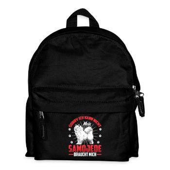 Samoyed Needs Me Sled Dog - Kids' Backpack - black - Front