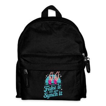 Synchronschwimmen Kunstschwimmen Wassersport - Kinder Rucksack - Schwarz - Vorne