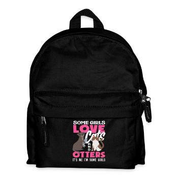 Girls I'm Some Girls Seeotter Cartoon - Kinder Rucksack - Schwarz - Vorne