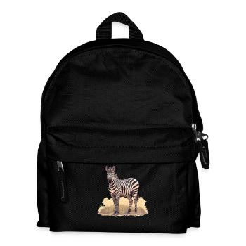 Zebras Zebra - Kinder Rucksack - Schwarz - Vorne