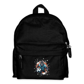 Équipe de football Gorilla - Sac à dos Enfant - noir - Devant