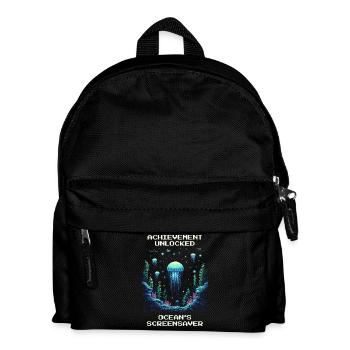 Achievement: Ocean Screensaver - Kids' Backpack - black - Front