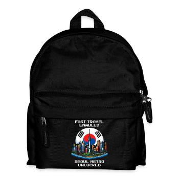 Fast travel active | Seoul Metro Unlocked - Kids' Backpack - black - Front