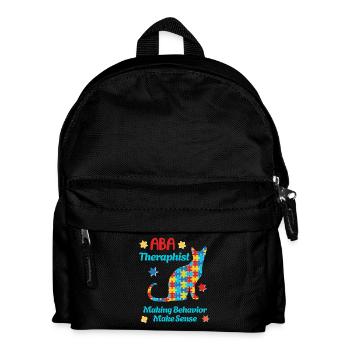 L’équipe de l’autisme : Forts ensemble - Sac à dos Enfant - noir - Devant