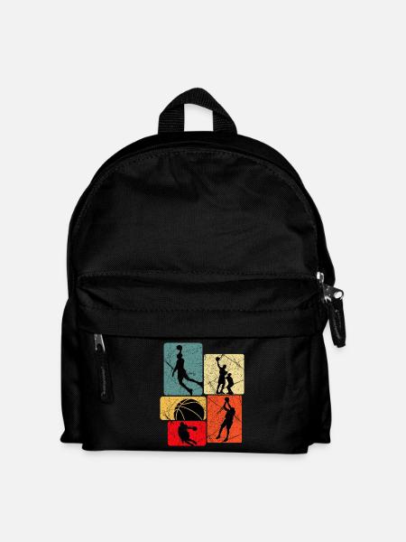 Basketball Basketballer - Kinder Rucksack - Schwarz