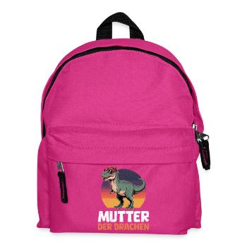 Werdende Mama MUTTER DER DRACHEN Lustiges - Kinder Rucksack - Fuchsia - Vorne