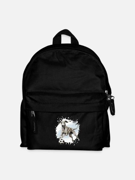 Greyhound Dog Football Team - Kids' Backpack - black