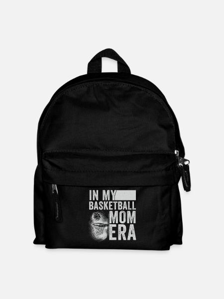 In meiner Basketballmom era - Kinder Rucksack - Schwarz