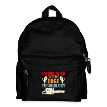 Ébéniste Ébéniste Cadeau Menuisier - Sac à dos Enfant - noir - Devant