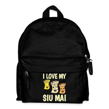 I love siu mai  - Kinder Rucksack - Schwarz - Vorne