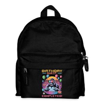 Birthday Gamer VR - Kinder Rucksack - Schwarz - Vorne