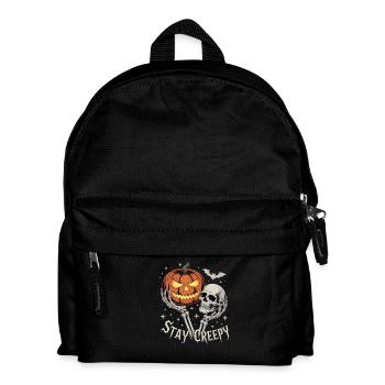 Stay Creepy, Stay Creepy Halloween Theme - Kids' Backpack - black - Front