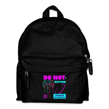 Ne pas DÉRANGER - Mission de jeu - Sac à dos Enfant - noir - Devant