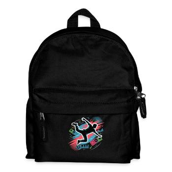 Streetdance Beat – Urban DJ Music Design - Sac à dos Enfant - noir - Devant