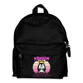 La reine veut jouer - Sac à dos Enfant - noir - Devant