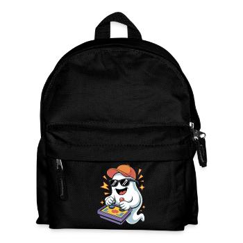 Retro Gamer Halloween Fantôme - Sac à dos Enfant - noir - Devant