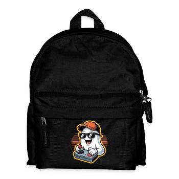 Retro Gamer Halloween Geist - Kinder Rucksack - Schwarz - Vorne