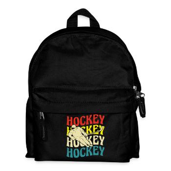 Hockey sur glace Hockey Hockey Joueur de hockey - Sac à dos Enfant - noir - Devant