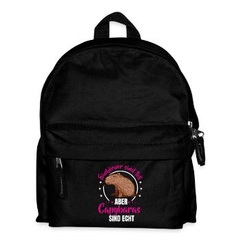 Les capybaras sont de vrais capybaras - Sac à dos Enfant - noir - Devant